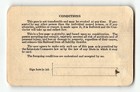 1928 Toledo Peoria Western Railroad Pass Card Ticket