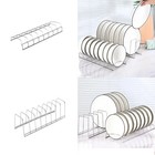 Stainless Steel Dish Draining Rack Plate Bowl Holder Kitchen Organizer