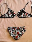 Vintage Valentino Garavani Intimo Lingerie Set 90s Bra   High Cut Panty Panties