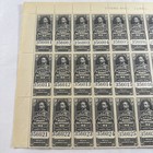 Canada Fwm67 1930 Weights   Measures  1 00 Kgv Block Of 30 Partial Sheet
