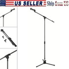 Tripod Mic Stand Adjustable Holder Floor Microphone Boom Arm Mic Stand 75-150cm