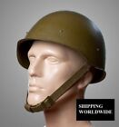 Original Steel Helmet Ssh 40 Wwii Russian Military Soviet Army Rkka Ww2 