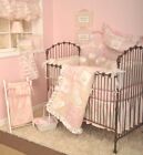 Heaven Girl Pink Floral Toy Bag Diaper Stacker Hamper Mobile Valance Sheet