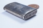 Antique English Sterling Silver Vesta Case   Match Safe George Unite C1881