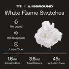 Higround Trailhead Mechanical Usb Wired Gaming Rgb Keyboard Black Ice A7391