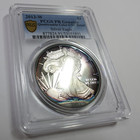 2013 W Pcgs Proof Unc Detail Toned 1 Oz Silver American Eagle Us  1 Coin 60500a