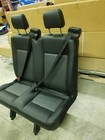 2015 -2023 Ford Transit Van 36   2 Passenger Rear Seat Black Vinyl