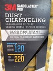 3m Sandblaster Pro Dust Channeling 120 220 Grit  2 Sponge Pack  aa 