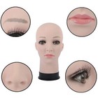 Bald Mannequin Head Beige Female Professional Cosmetology For Wig Making Display