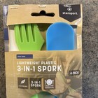 Stansport Lightweight Plastic 3-in-1 Spork For Camping Backpacking New