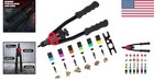 Industrial-grade Rivet Gun Kit With Quick-change System   60 Rivnuts Included