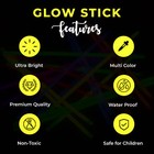 8  Glow Sticks Party Favors Neon Bracelets Necklaces With Connectors