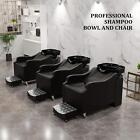 Backwash Ceramic Shampoo Bowl Sink Chair Station Spa Salon Beauty Equipment Unit