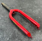 Old School Bmx 1982 Champion Racing 20  Forks 1  Threaded In Candy Red