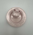 Vintage Bubble Gum Guard Pink Hippo Trinket Dish 2 75    Japan Papel