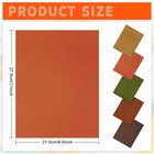 100 Sheets 5 Shades Cardstock 8 5 X 11 Inches 180gsm Solid Core Printer For S   