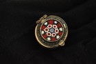 Vintage Italy Made 800 Silver Millefiori Vinaigrette Pill Box     Hinged  1   22g