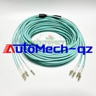 Lc-lc Mm 4 Strand Armored 10g Om3 Fiber Cable Fiber Optic Jumper Patch Cord 50m