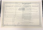 1892 Detroit Suburban Railway Company  1000 Share Stock Bond Cert Remainder