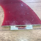 Vintage - Red Fiberglass Lokbox Twin Fin Swr