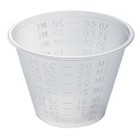 Clear Graduated Plastic Medicine Cups  1 Oz   30 Ml  Capacity - Case Of 5 000