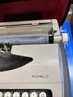 Vintage Royal  Typewriter In Travel Case Made In Holland Read Below Works
