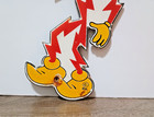 Vintage Reddy Kilowatt Porcelain Enamel Metal Sign Size 6 5  X 4 5 