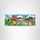 Melissa And Doug Land Of Dinosaurs Floor Puzzle 48 Pc Jumbo Jigsaw For Ages 3  