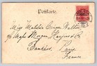 1900 German Empire Eagle Postcard Berlin To Paris Br  ck   Sohn Undivided Back