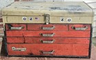Vintage 1960s Remline Mechanics Automotive Tool Box Chest Rem Line 6 Drawer  top