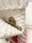 Peppermint Place Set Of 2 Knit Gingerbread Boy Girl Christmas Holiday Stockings