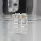Rj11 Telephone Cable End Connectors 2pins  4pins Modular Plugs 100pcs   Box