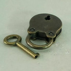 3 Pcs Old Vintage Antique Style Mini Padlocks Key Lock Bronze Retro Jewelry Lock