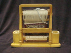 Vintage Miniature Loom Welcome Rug Turkish Weaving Carpet Decorative Mid Century