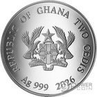 Horse Lunar Year 1 2 Oz Silver Coin 2 Cedis Ghana 2026