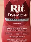 Rit Dyemore Advanced Liquid Dye Racing Red For Synthetic Fabrics 7 Fl Oz