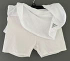 Girls Adidas Tennis Golf Skort Skirt Athletic Solid White Medium 12 10