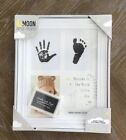 Moon And Stars Baby Print Picture Frame Hand Foot Print   Photo Box With Ink Pad