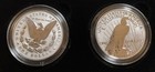 2023 Morgan   Peace Silver Dollar Reverse Proof  Two-coin Set 