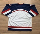 Vintage 2002 Team Usa Olympic Nike Hockey Jersey White Xl Salt Lake City Euc