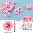 100pcs Roses Heads Artificial Flowers Foam Bulk Party Wedding Garland Home Decor