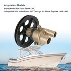 Water Sea Pump 3855778 3852398 For Omc Volvo Penta 6 5  Pulley 3851623 3851623