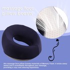 Ergonomics Lying Down Pillow Memory Foam Head Rest Support Pillow Body8585