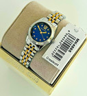New Michael Kors Mini Lexington Mk4865  Blue Dial  Two Tone Bracelet 26 Mm Lady