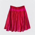 Rare Nike X Sacai Pleated Mesh Skirt Red Pink Capsule Size M From Japan