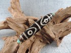 Tibetan Authetic Energy Old Agate Dzi Beads Amulet For Pendant 8 Eye Gzi Bead F2