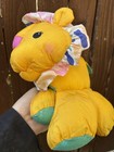 Fisher Price Puffalump Jungle Friends Lion Plush Rattle 3704 Vintage 1995 