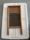 Vintage Dubl Handi Washboard Hand Clothes Washing Board Columbus Ohio 18  Silks