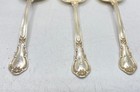 Gorham Chantilly Sterling Silver Bouillon Soup Spoons 3 Piece Set Monogrammed