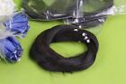 10 Hank Bow Hair For Violin Cello Bow Mongolia Stallion Horse Tail Black 80-85cm